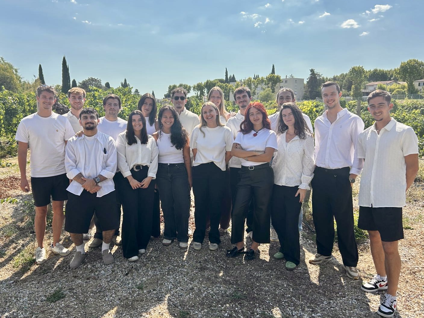 Étudiants du Master Commerce des Vins lors de la rentrée 2026 à Montpellier